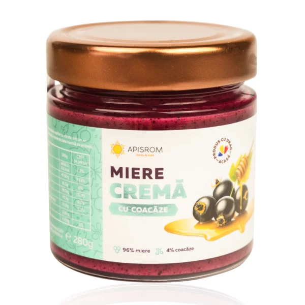 Miere crema cu coacaze 